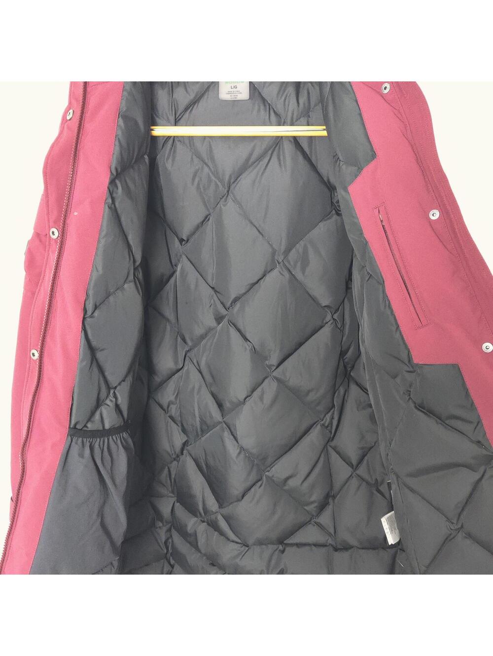 Woods Women’s Burgundy Winter Parka — Size Large - Picture 2 of 9